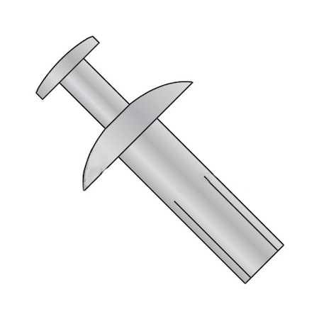 Newport Fasteners Drive Pin Rivet, Tamper Proof Head, 3/16 in Dia., 13/32 in L, Aluminum Body, 1000 PK 749161